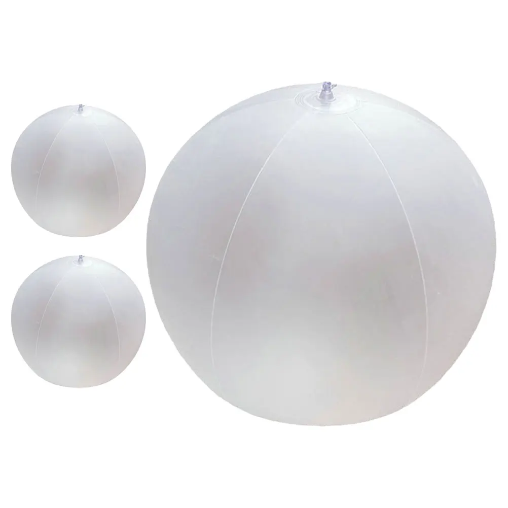 ลูกบอลชายหาดเป่าลม 3 ชิ้น สำหรับฤดูร้อน ทำจากวัสดุ PVC ใช้ซ้ำได้ เหมาะสำหรับงานปาร์ตี้กลางแจ้ง งานแต่งงาน ตกแต่งสระว่ายน้ำ งานปาร์ตี้ธีมดิสโก้