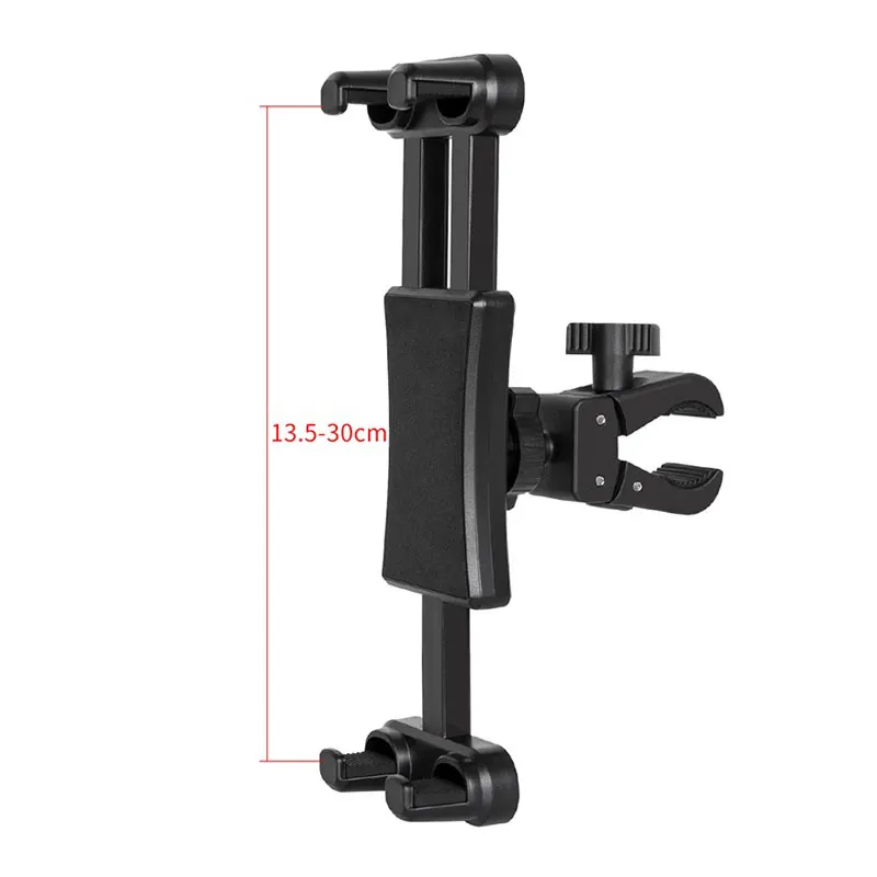 Pole clamp With Universal Phone Holder Tablet Notebook Handbook Flat Bracket Cradle Data Collector For GPS Total Station Survey