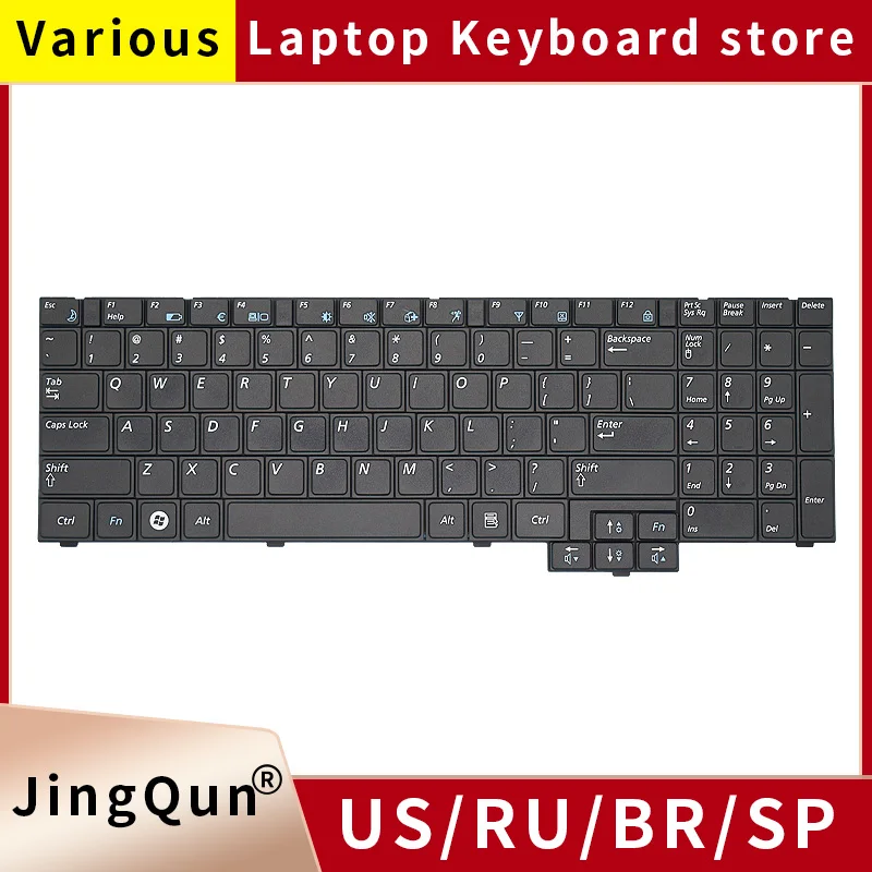 Nowy US rosyjska klawiatura do laptopa Samsung NP-R528 R517 R523 R540 R525 RV508 R530 R620 P580 R618 RV510 R538 P530