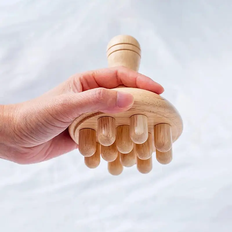 

Wooden Mushroom Massager Manual Massage Tool, Wood Mushroom Massage Tools Muscle Tension Local Fat Gua Sha For Full Body Use