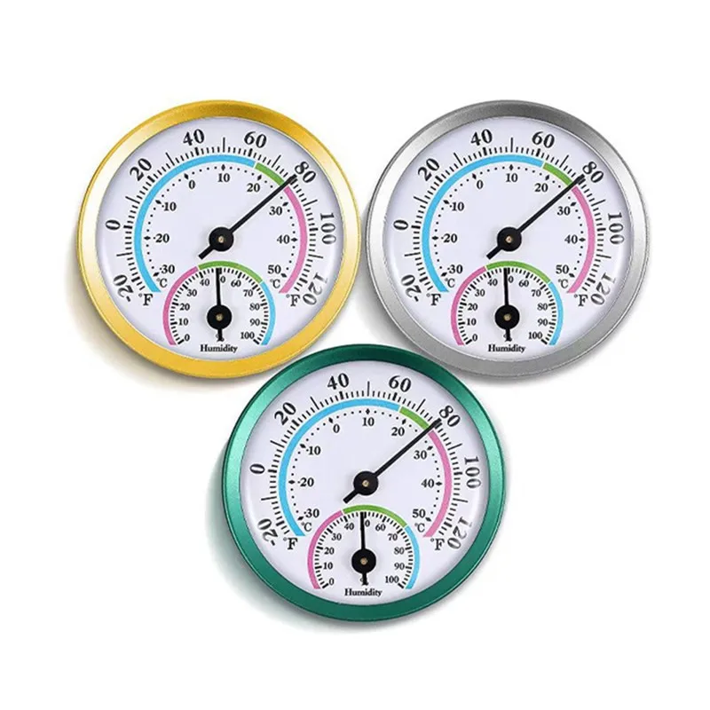 

2.2" Mini Thermometer / Hygrometer 2 In 1 Kit Temperature Gauge Humidity Meter Tester Monitor For Vehicle Bicycle Indoor Outdoor