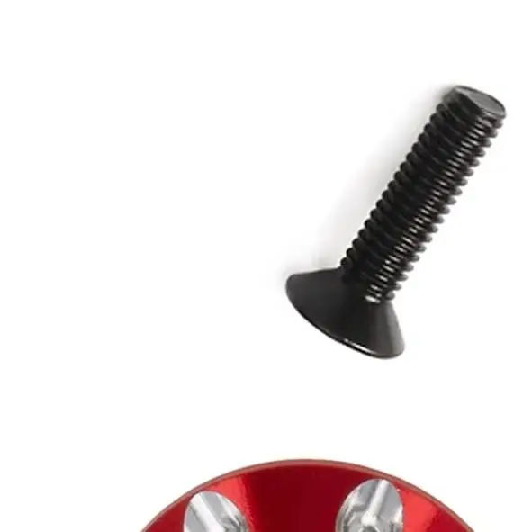 Metal Tail Wing M3 Countersunk Screws Washers for 1/10 Scale Off Road Buggy Monster Truck RC Dift Cars