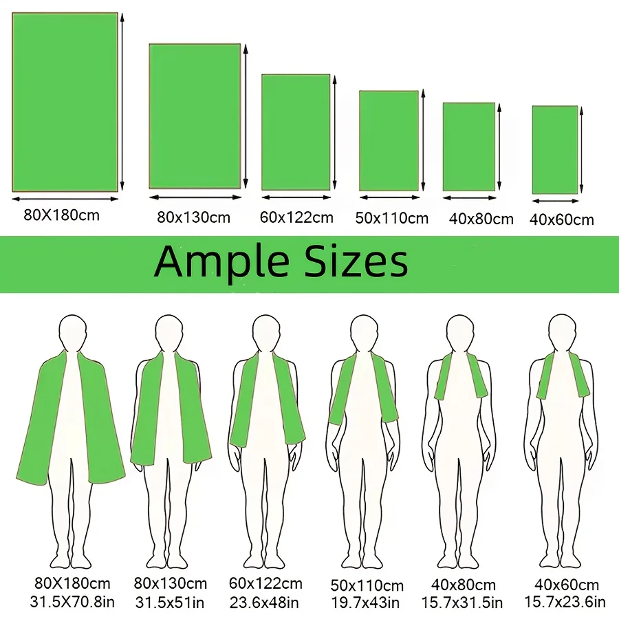 1 قطعة الرياضة في الهواء الطلق سوبر ماصة لينة سريعة الجافة منشفة إكسسوارات رياضية منشفة الشاطئ يمكن استخدامها للياقة البدنية والسباحة واليوجا