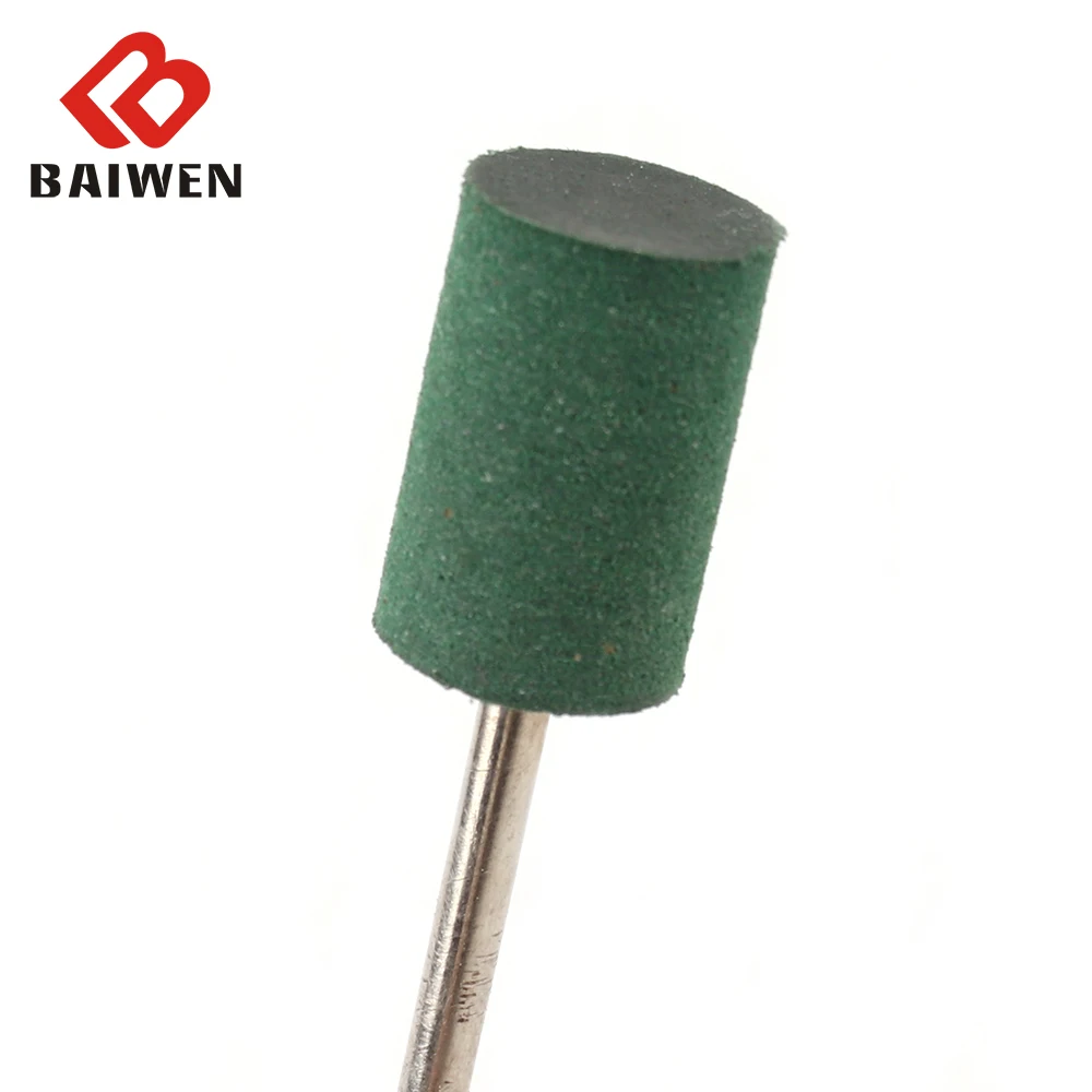 10Pcs Rubber Gemonteerd Punt Slijpen Hoofd Voor Schimmel Afwerking Polish Stiftslijper Rotary Polijsten Gereedschap Power Tools
