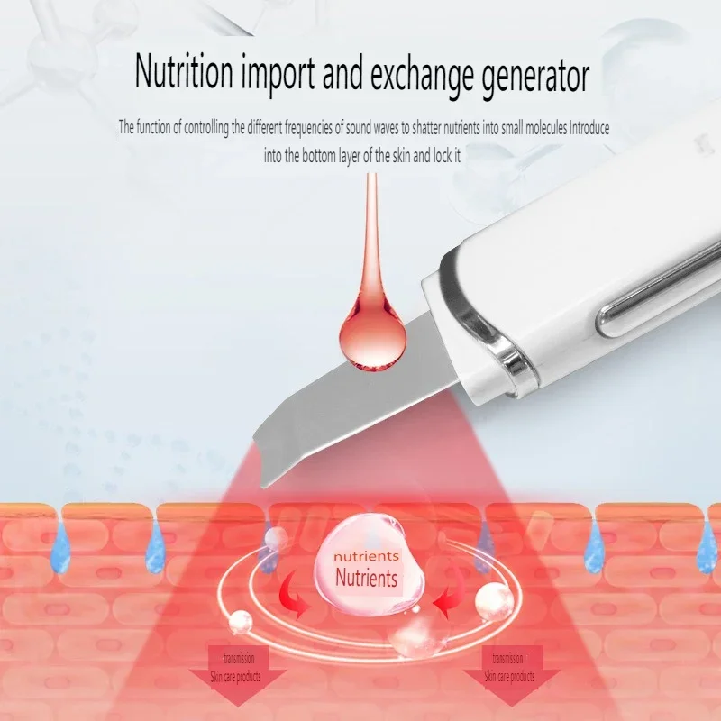 جهاز تجميل الوجه الكهربائي، ESM، تيار صغير، الموجات فوق الصوتية، تدليك الاهتزاز، تنظيف المسام، الرفع، USB ML-071