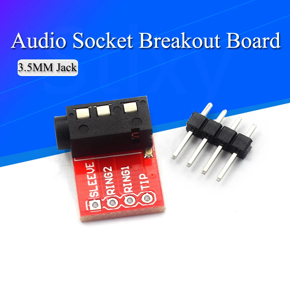 Stlxy 5 uds conector Jack de 3,5mm plástico estéreo + Metal TRRS auriculares toma de Audio placa de ruptura módulo conector de extensión conector Jack de 3,5mm