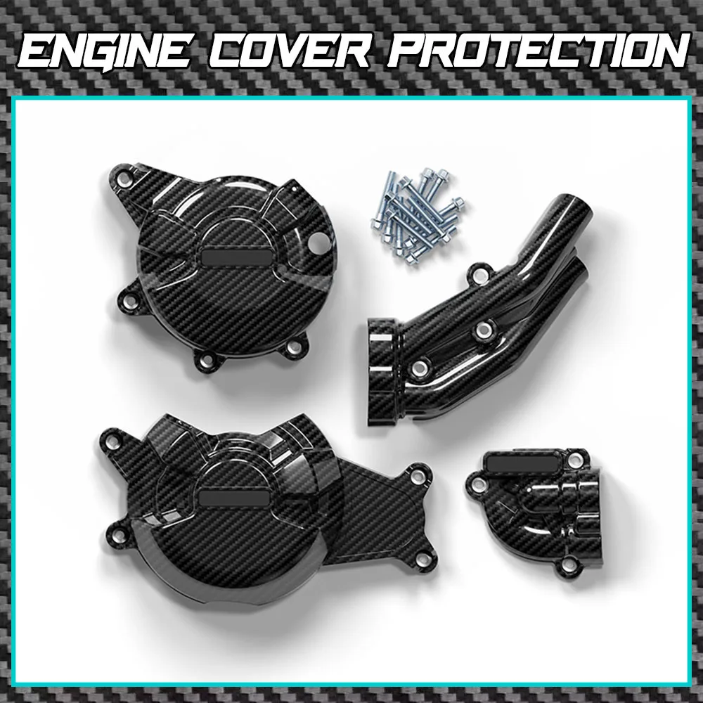 Moto Accesorios Ténéré 700 Engine Protection Cover For MT-07 Tracer, FZ-07 2014-2024 &YZF-R7 2022-2025 Engine Cover Clutch Cover