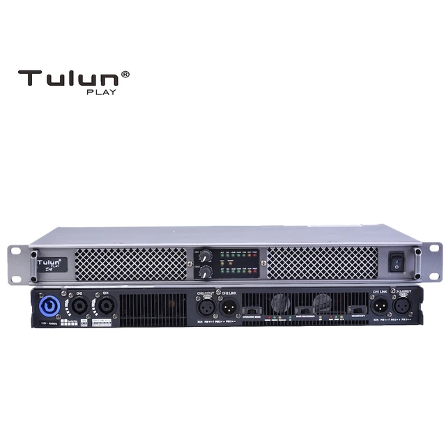 Tulun play D4 2CH 1200w@8ohms 1u amplifier professional power soft class d  power amplifier - AliExpress