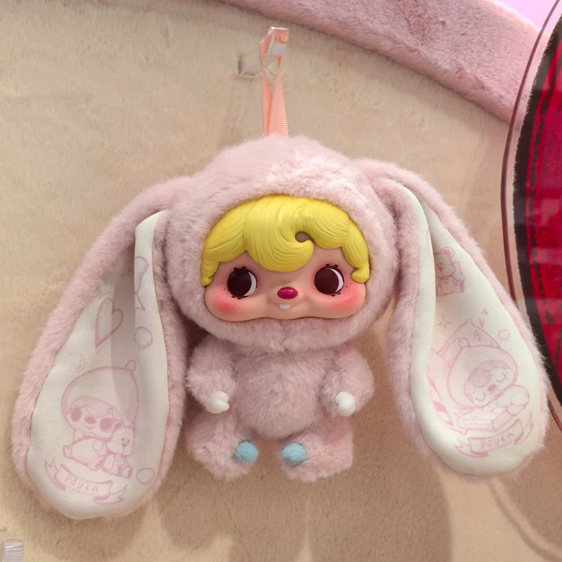 

Подлинная серия Pouka Pouka, виниловая глухая коробка для лица, милая модная аниме-фигурка, кукла, игрушка, сумка, брелок, украшение, кулон, подарок на день рождения