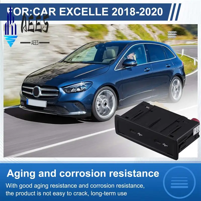 

AEE5-For Mercedes-Benz W247 USB Charging Port Type-C Port USB Port Connection Unit A2478202002 2478202002