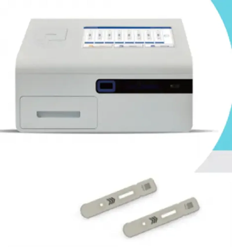 poct 8 channel Dry Fluorescence Immunoassay Analyzer cheap immunoassay analyzer