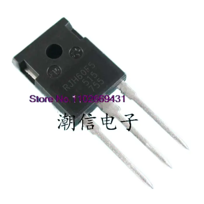 5PCS/LOT  RJH60F5 IGBT 80A 600V Original, in stock. Power IC