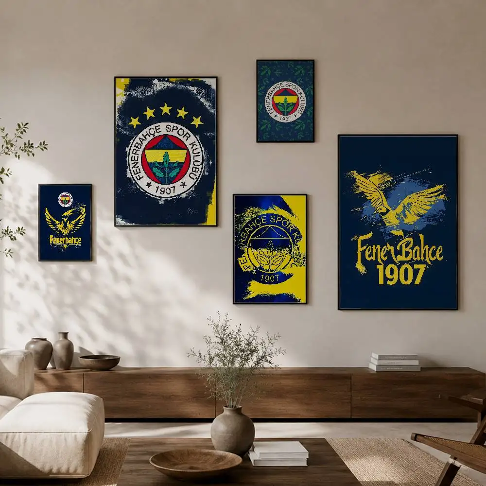 

1970 Turkey F-Fenerbahce FC HD Waterproof Self-adhesive Poster Wall Sticker Home Decor