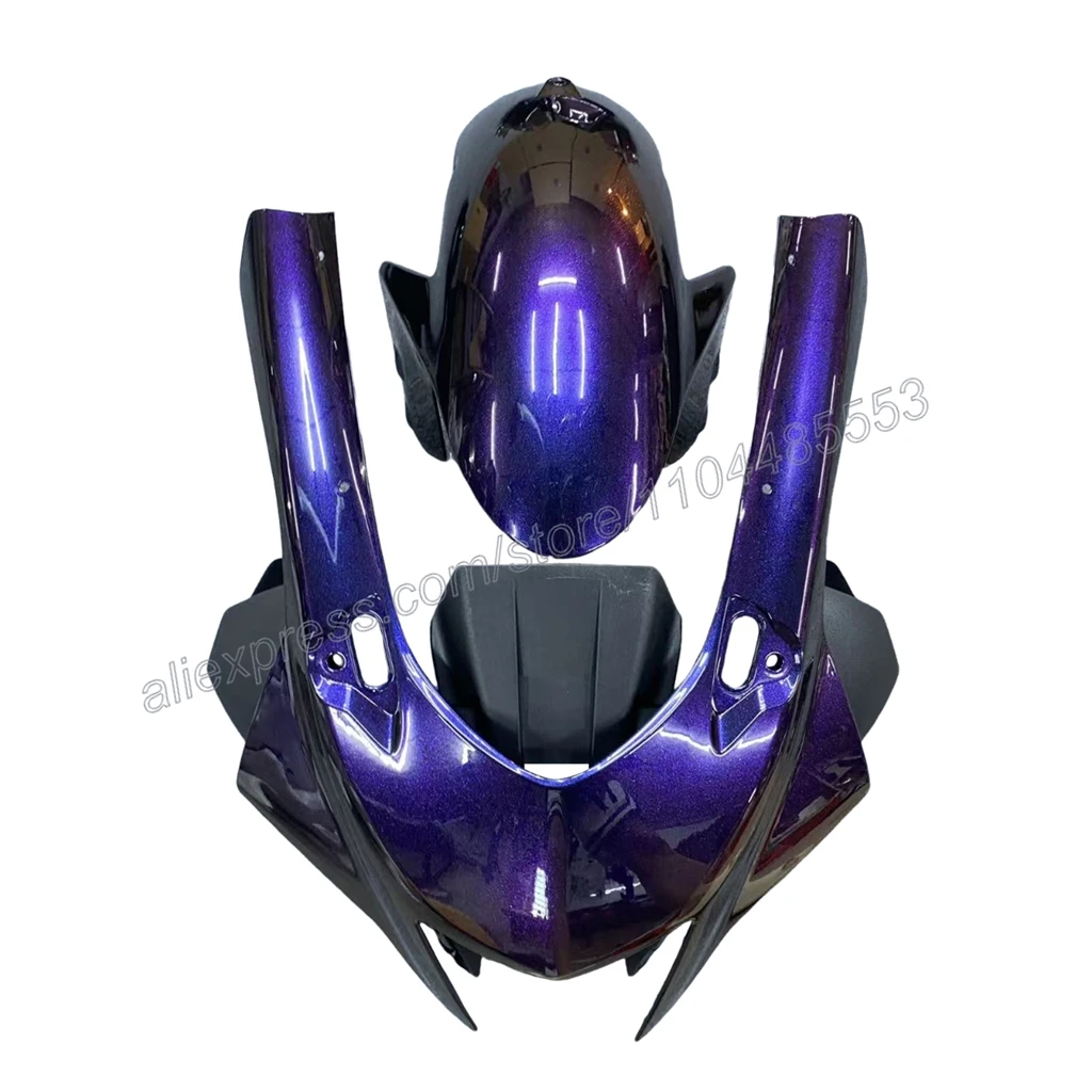 مجموعة انسيابية حقن الدراجات النارية الكهربائية الزرقاء لياماها YZF R7 2021-2023 YZFR7 2024 2025 هدية قذيفة