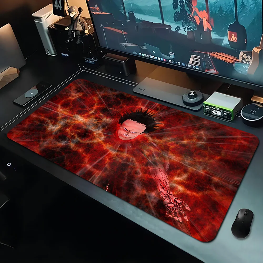 Anime Akira INS Tide Large Office Computer Desk Mat Table Keyboard Big Mouse Pad Laptop Cushion Non-slip For Teen Girls Bedroom