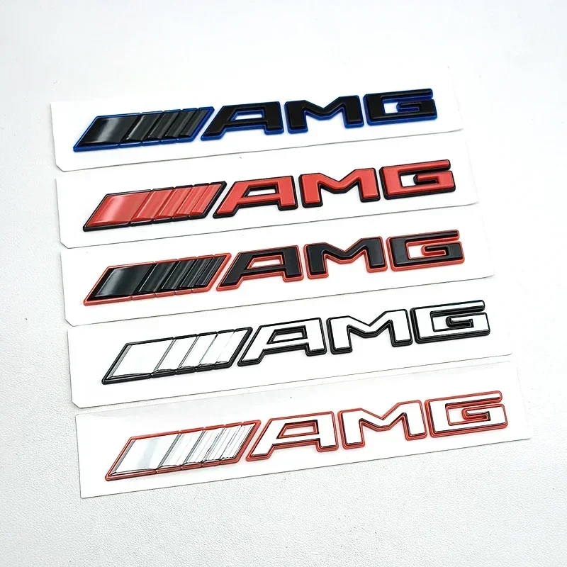 

ABS Logo AMG Emblem Letters Car Trunk Badge For Mercedes Benz A B C E S GLA GLB GLC GLE GLS Vito G Class AMG Sticker