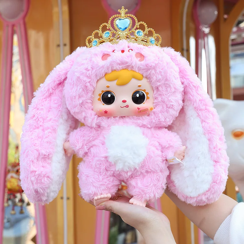 Three Little Hair Samuel Full Score Sweetness Surprise 400 % Körpergröße Baby Mystery Blind Box Niedliche Plüsch-Trendy-Spielpuppe