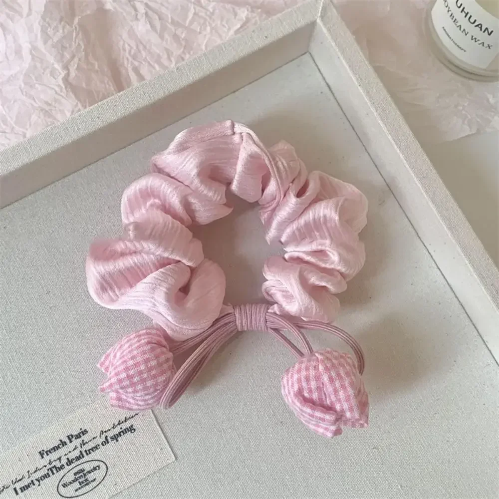 أزياء حلوة زهور التوليب الشعر حبل أنيق القماش الأزهار Headrope Bowknot مشبك شعر إكسسوارات الشعر