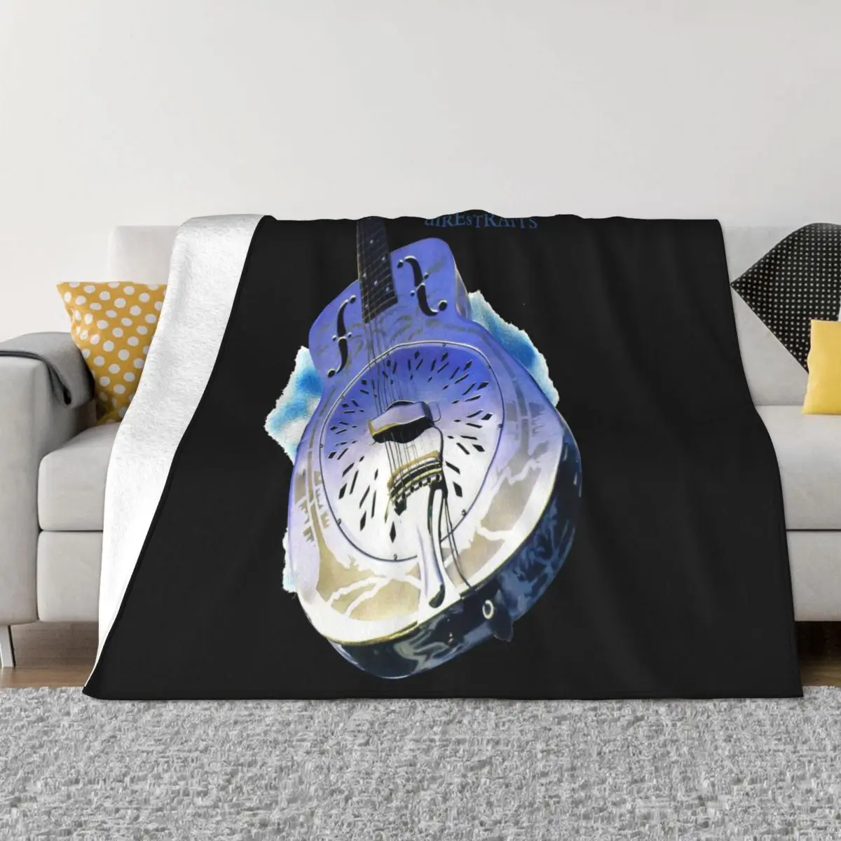 Dire Straits Live 85 Brothers In Arms Concert White Unisex S 234Xl Zm414Ma Throw Blanket