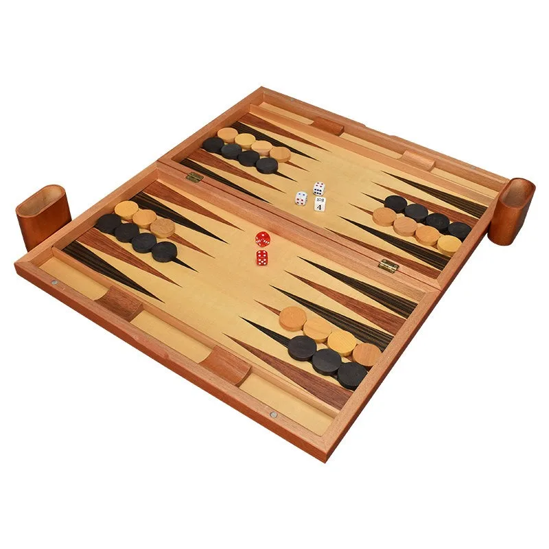 Royal Saint Baccarat Backgammon 11-inch wooden chess game chess flannel bag packaging saves free shipping
