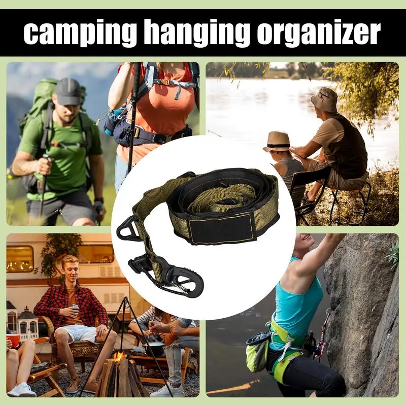 Zurr gurte für Rucksack camping gurte Utility Strap Schnell verschluss verstellbare Gurte Rucksack gurte Schnallen riemen