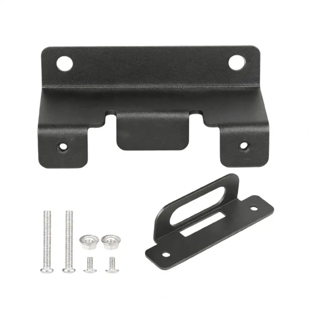 

4-pin Trailer Connector Bracket Trailer Mounting Bracket with Screws Rust-proof Carbon Steel 4-pin Connector Vehicle-side 4 Way
