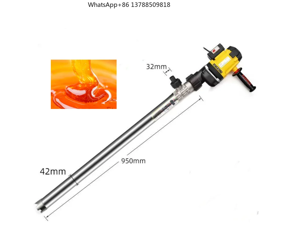 

Oil Wine High Viscosity Stainless Steel Liquid Ketchup Electric Drum Pump Honey Engine Oil Barrel Stick Transfer Pump