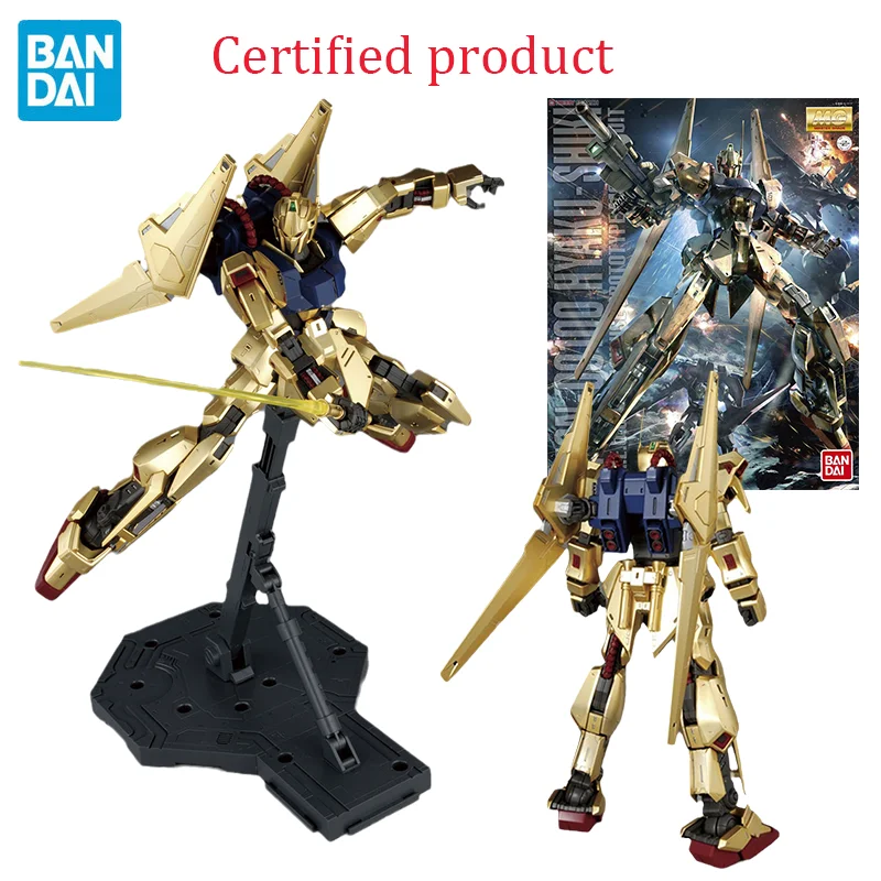 

Bandai Anime GUNDAM MG 1/100 MSN-00100 HYAKU-SHIKI Genuine Assembly Model Toys Action Figure Gifts Collectible Ornaments Kids