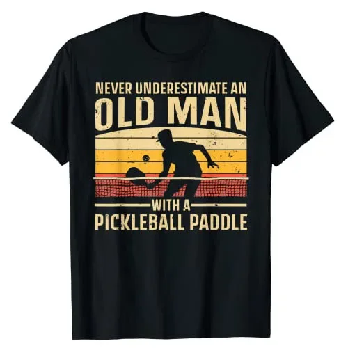 Cool Pickleball Art for Men Women Paddle Pickleball Player T-Shirt Sportswear Aesthetic Clothes Graphic Tee Tops Novelty Gifts