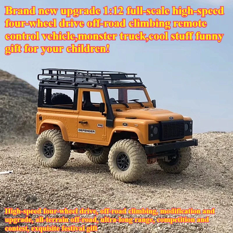 

Cool Stuff Toy Car Funny Gift-1:12 Full-scale High-speed 4WD Rc Truck,Climbing Off-road Rc Cars,Remote Control Car,Toys for Boys