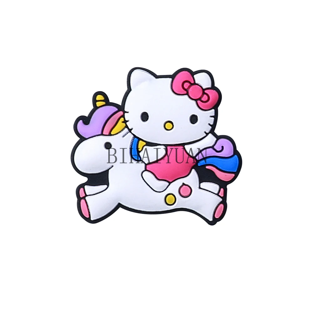 10ชิ้น Hello Kitty ซิลิโคนลูกปัดโฟกัสสำหรับเครื่องประดับทำ DIY หัวนมลูกปัดปากกาเครื่องประดับทำด้วยมือ