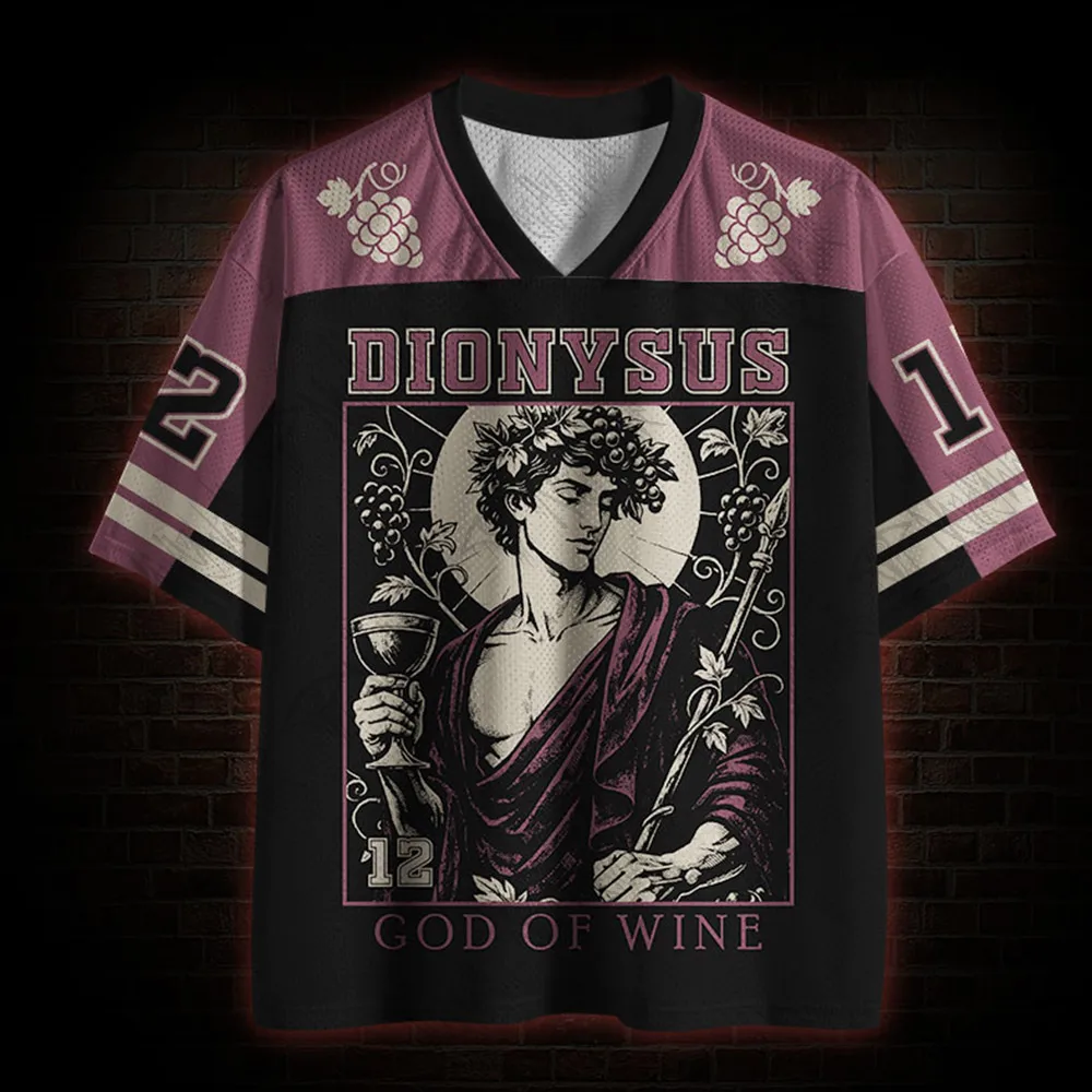 Hot Selling Street Quick Drying Mesh Sportswear, Black Series Mythical God Series, Adult Fitness Breathable V-neck T-shirt