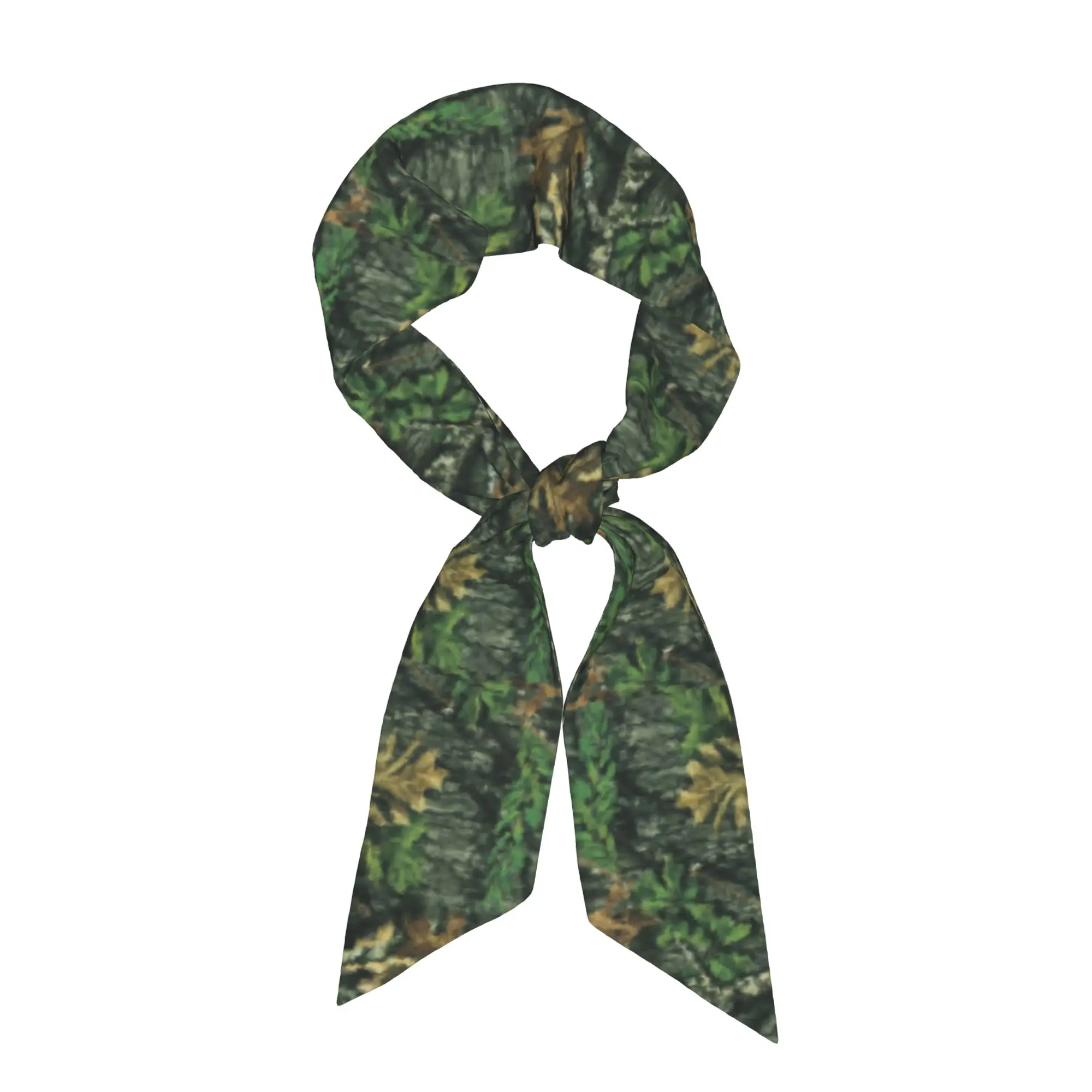 Mossy Oak Obsession Foulard Bandana Multifonction Luxe Doux en Soie, Motif Camouflage Chasse à la Dindière, pour Femme