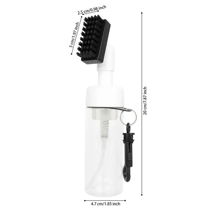 Golf Brush Golf Water Scrubber Golf Club Brush Cleaner With Retainer Clip And Squeeze Water Bottle For Golf Accessories