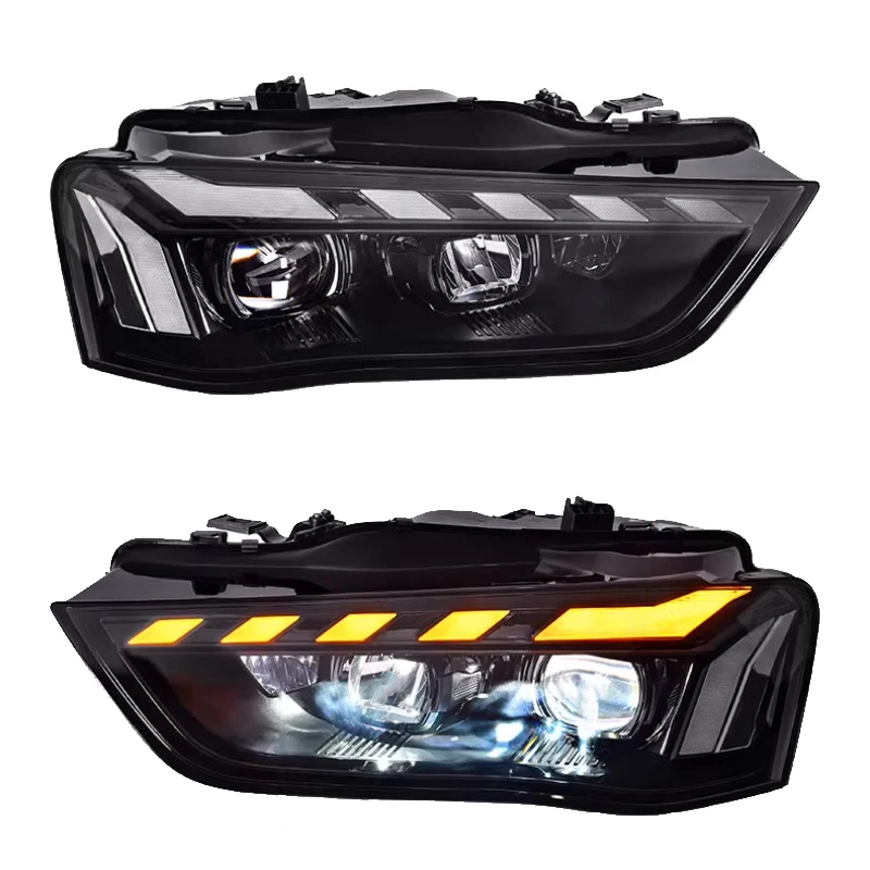 

New LED Headlights Upgrade Head Lamps 2013 2016 Year Car Accessories DRL Front Light for Audi A4 A4L B8 B9 Sportback Limousine