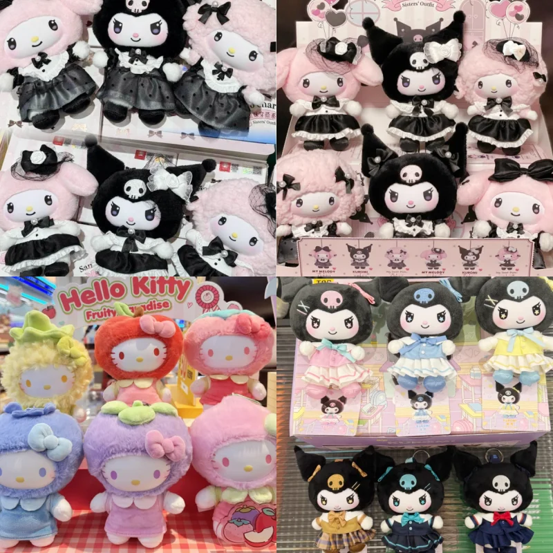 

Подлинная Sanrio Kuromi Melody Hellokitty School Life Series, виниловая глухая коробка, экшн-фигурка, милый кулон, декор, подарок-сюрприз, игрушка