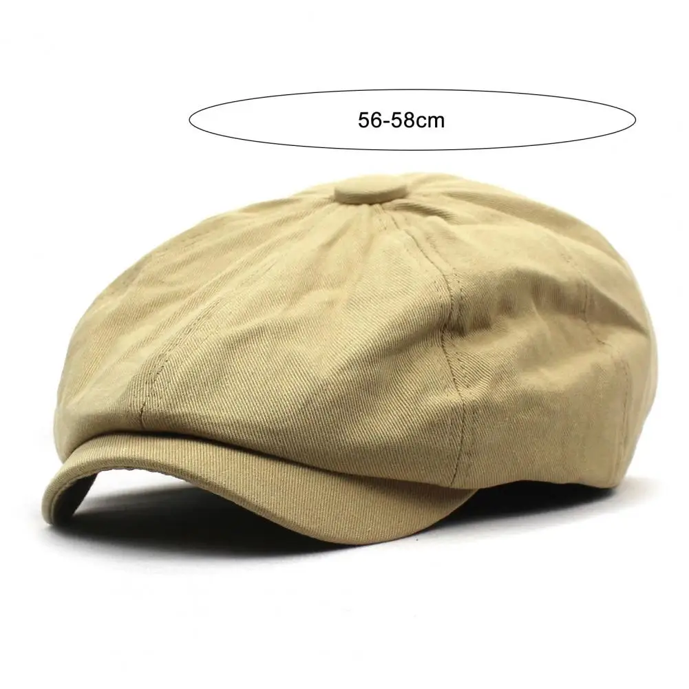 Men Casual Newsboy Hat Summer Autumn Retro Beret Hats Wild Casual Hats Unisex Wild Octagonal Cap for Men Street Caps