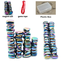 Factory Outlet Color Polish Irregular Lodestone Magnet Energy Block Relieve Stress Entertainment Magnetic Therapy Fridge Magnet