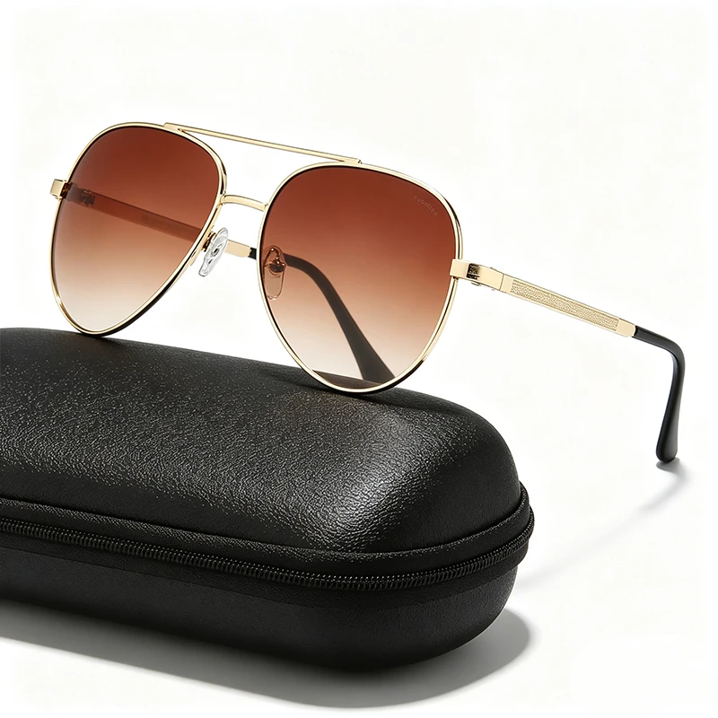 Vintage Pilot Sonnenbrille für Frauen Männer Marke Design Gradienten Brillen Legierung Sonnenbrille Oculos De Sol Männlich Weiblich Brillen 2026