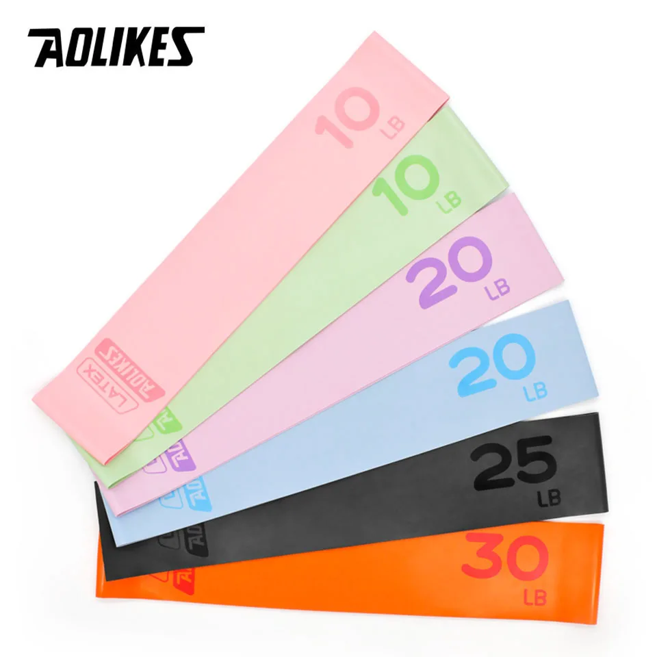 AOLIKES Resistance Bands for Working Out, Exercise Bands, Latex Elastic Bands for Yoga, Pilates, Rehab, Fitness and Home Workout