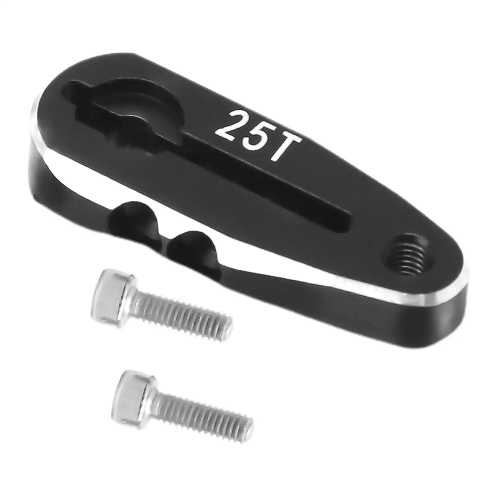 Brazo de dirección servo 25T de metal 25T, brazo de metal mecánico, brazo servo de metal 25T para accesorios de modelo de camiones de coches de Hobby RC,