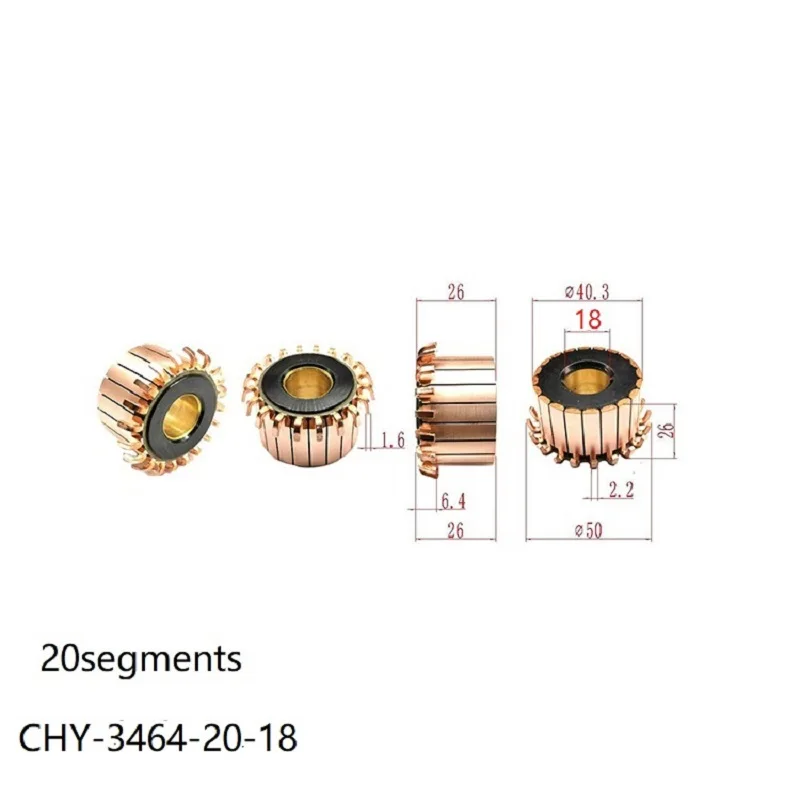 40.3*18*26*20P Chy-3464-20-18 Is Suitable for Motor Commutator, Slip Ring, Copper Head