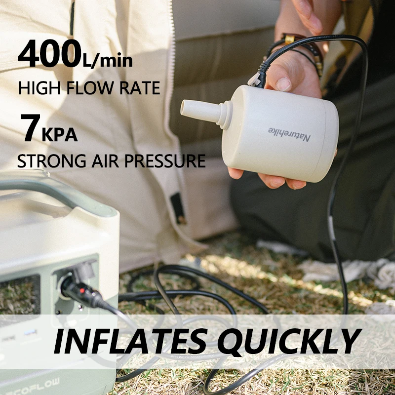 Naturehike Inflatable Pump Camping Outdoor Portable Ultra-light Multi-function Mini Air Pump Rechargeable Camp Equipments