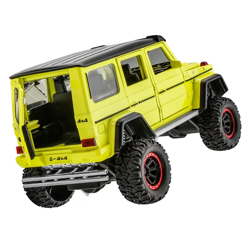 1:32 G500 Off-road 4X4 Car Model, Metal Die-cast Collection Ornaments Sound and Light Toy Car Gift