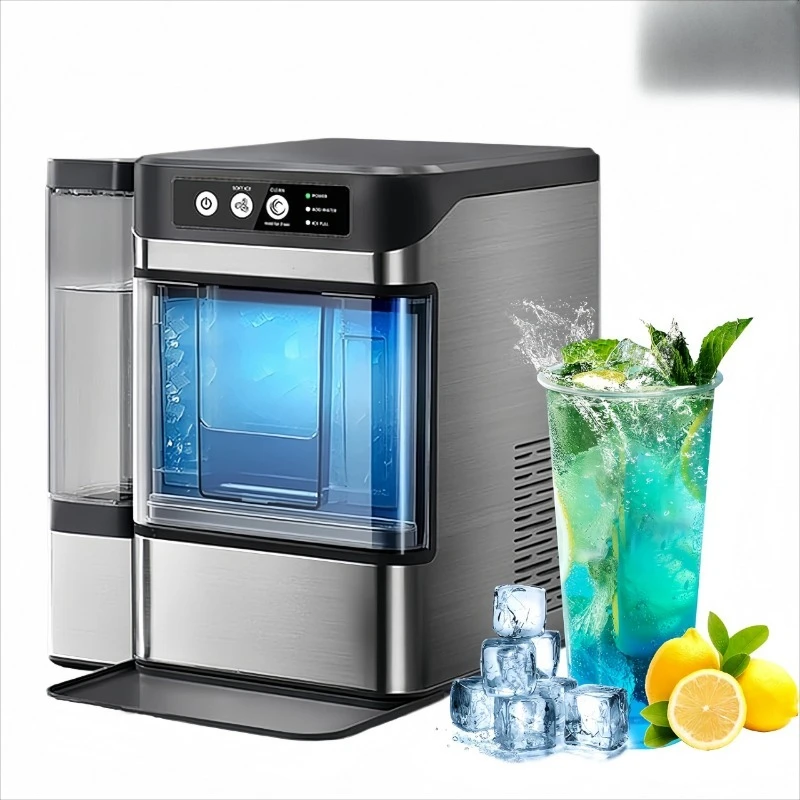 Instant delivery Home ice cube machine 6-8 minutes fast ice making, daily output of 17kg, soft and brittle ice ex-factory price