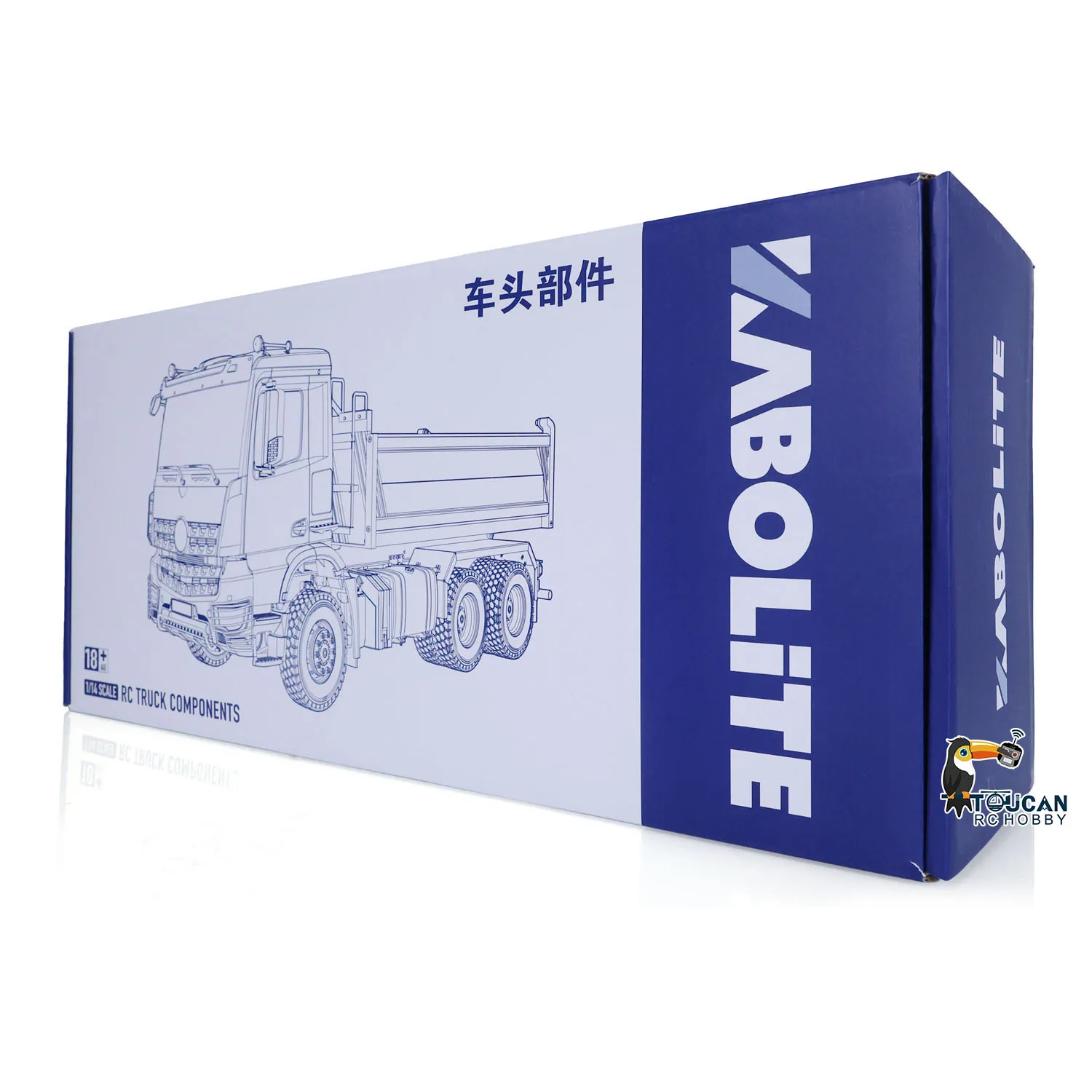VL18U K3363 1/14 Hydraulic RC Skip Loader Truck Swing Arm Loading Cars Kits Model Adult Toy 2-Speed Gearbox Servo TH22708-SMT4