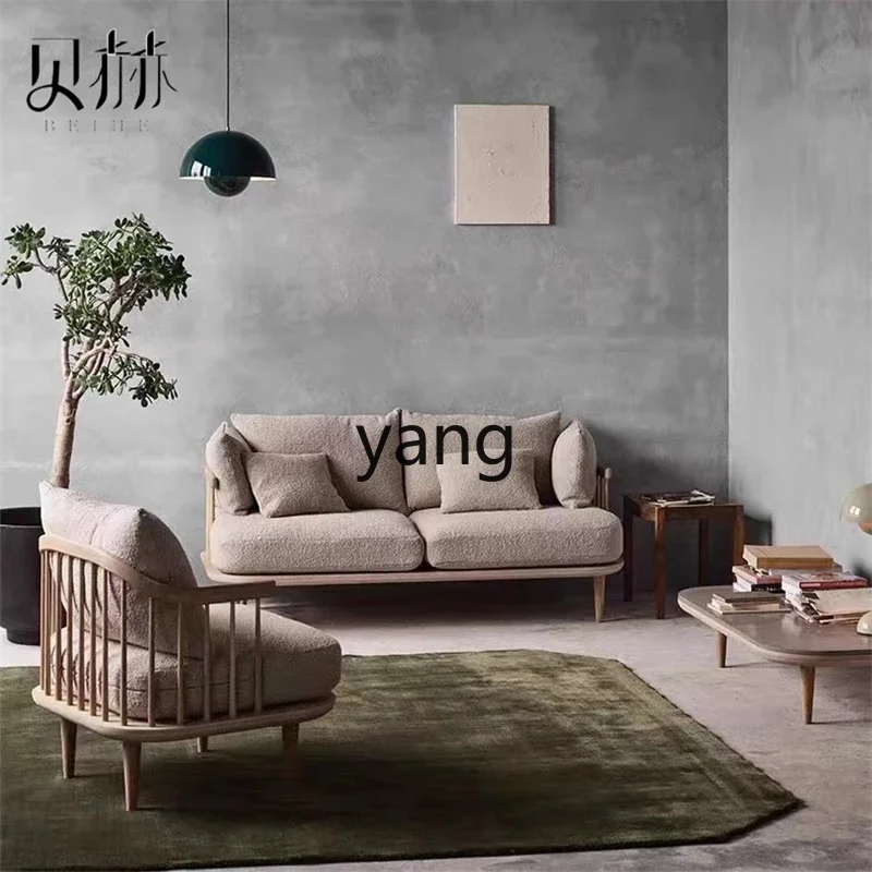 

CX Modern Chinese Sofa Chair Solid Wood Designer Single Leisure Sofa