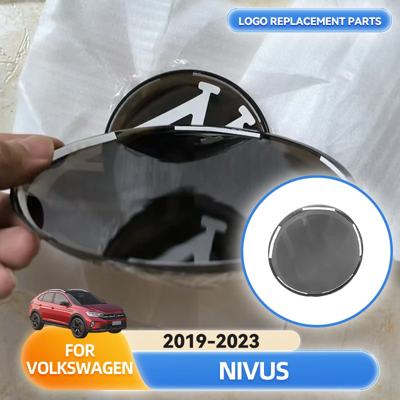 

2026 НОВЫЙ ГОРЯЧИЙ Для VOLKSWAGEN VW Подстаканники 2 шт. Передняя решетка Эмблема 137 мм Задний багажник Значок Крышка крышки Логотип 90 мм Для Nivus 2019 -