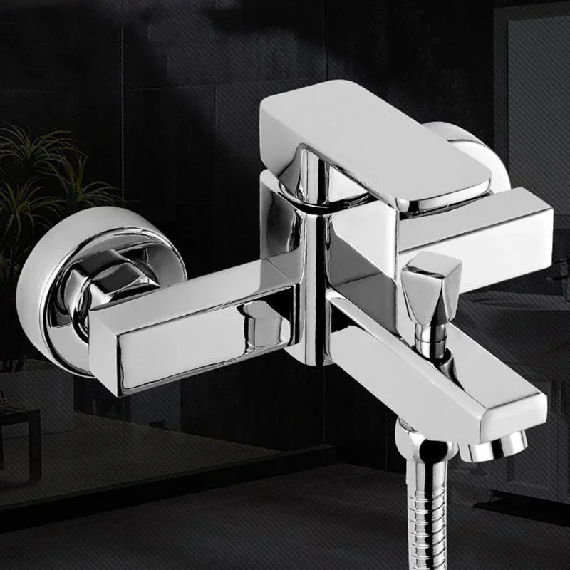 Shower Faucet Bathroom Hot and Cold Mixing Valve Toilet Shower Tap Bathtub Faucet Shower Set Household Bathroom Accessories view 6