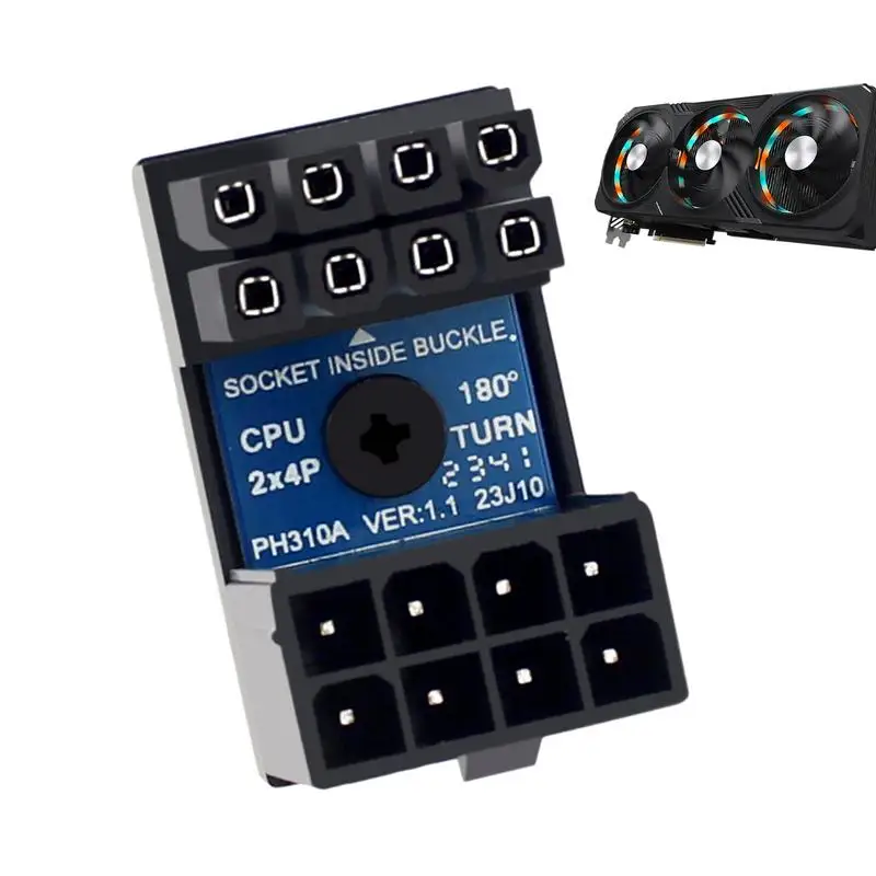 Grafikkarten adapter Lenk anschluss 8-polige Buchse auf 8-poligen Stecker Adapter Grafik Grafikkarten anschluss Verlängerung adapter